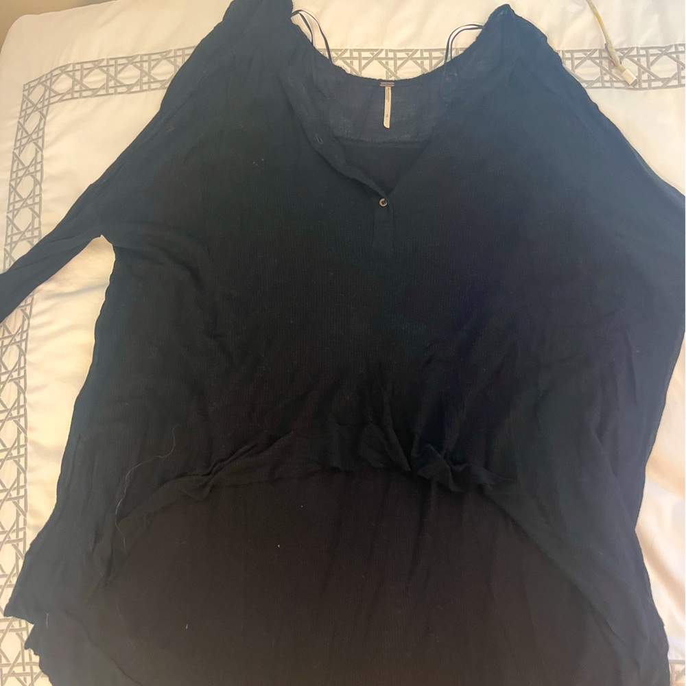 Free People Long Sleeve Flowy Top